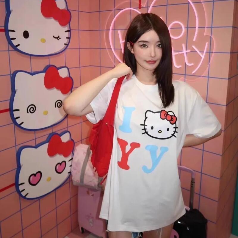 Short-Sleeved Sanrio Summer Pu - Street Summer Fashion recension och pris