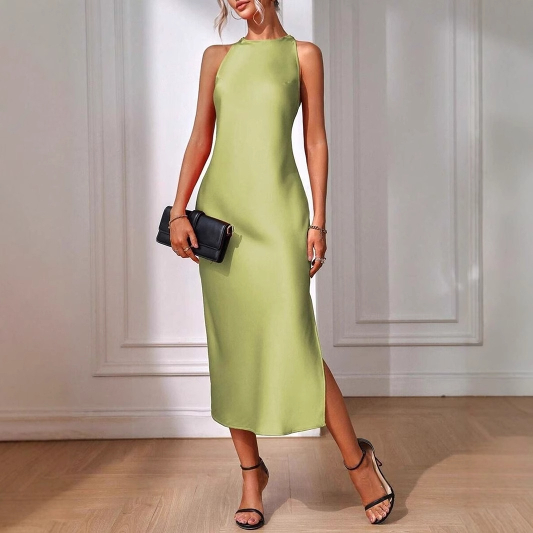 2026 Women Elegant Satin Sleev - Italy Fashion Street recension och pris