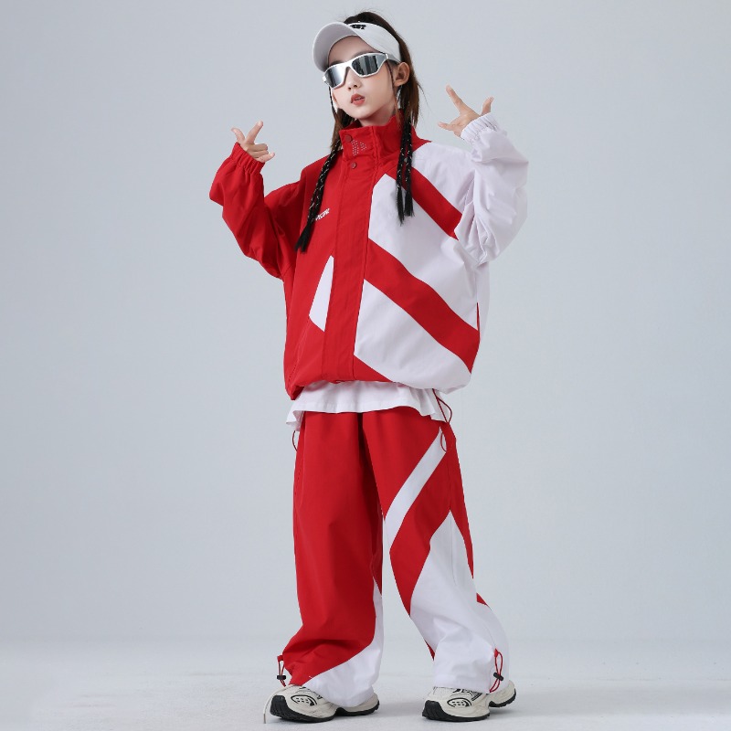 Kids Hip Hop Windbreaker Jacke - Street Fashion Kpop recension och pris