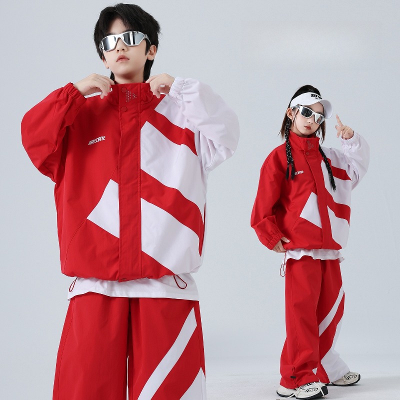 Kids Hip Hop Windbreaker Jacke - Street Fashion Kpop recension och pris