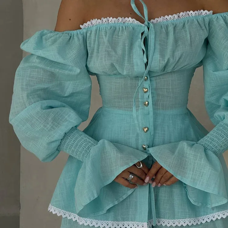 2025 Lace Patchwork One Should - Italy Fashion Street recension och pris