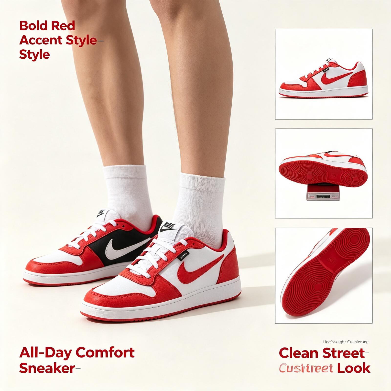 Hot Nike Men's Ebernon Low Pre - Street Fashion Nike recension och pris