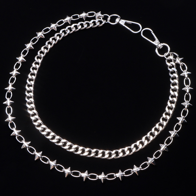 Dual Layer Metal Pants Chain S - Street Fashion Rings recension och pris
